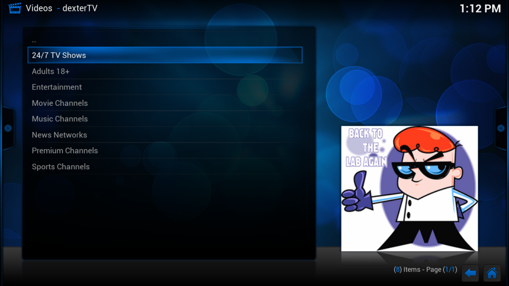 Dexter addon kodi 2