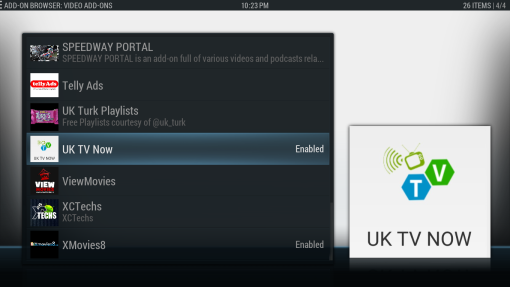 Metalkettle uk tv now kodi addon